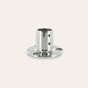 Railingvoet RVS 90 graden